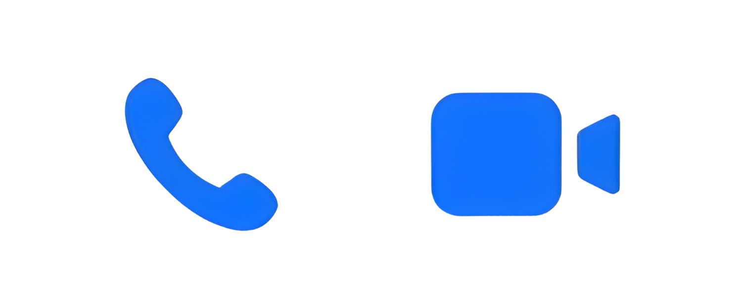 Messenger Header Icons